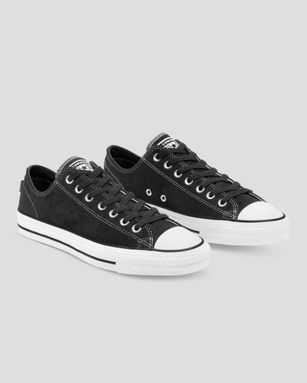 Boty Nízké Converse Chuck Taylor All Star Pro Semišové Černé | CV-759NSD