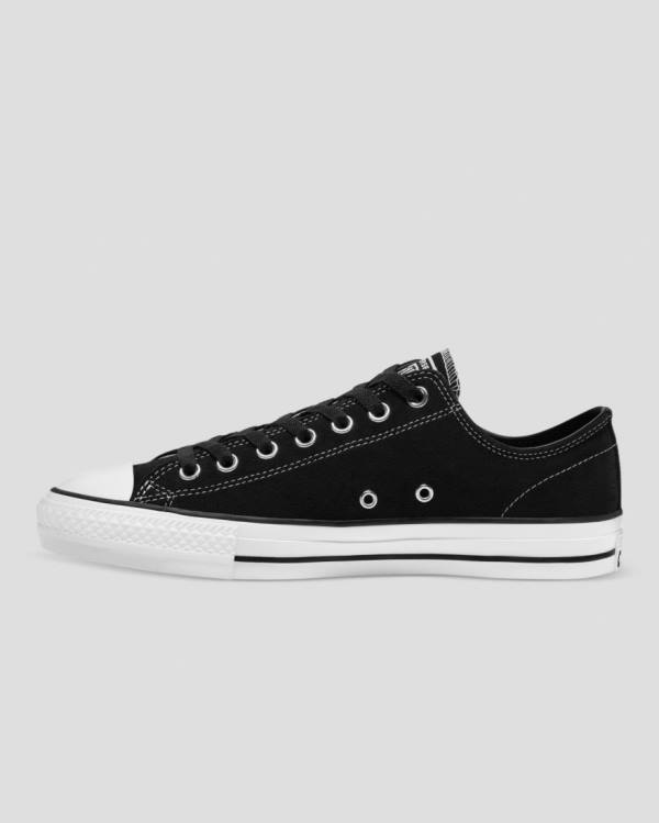 Boty Nízké Converse Chuck Taylor All Star Pro Semišové Černé | CV-759NSD