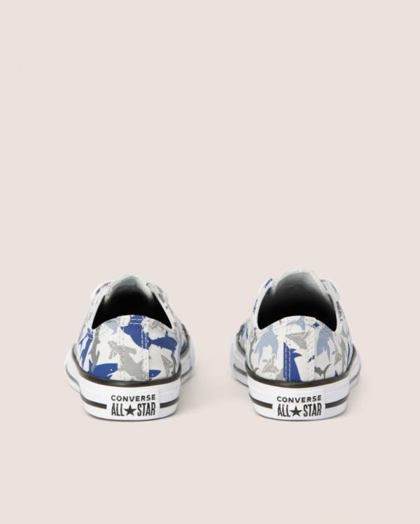 Boty Nízké Converse Chuck Taylor All Star Shark Bite Bílé | CV-782XJB