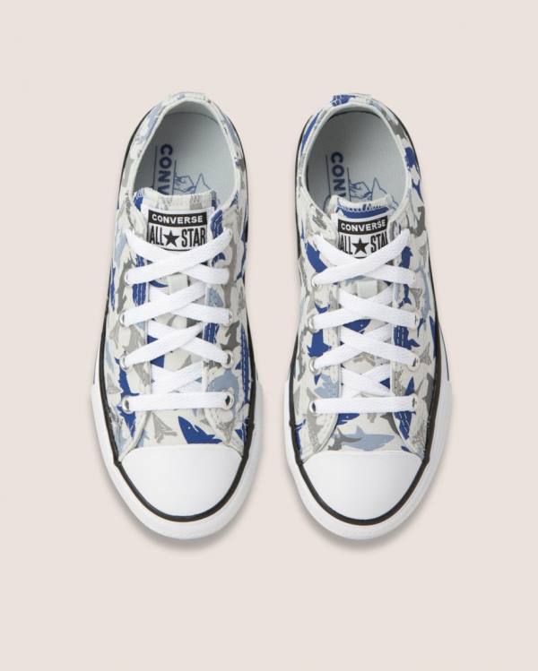 Boty Nízké Converse Chuck Taylor All Star Shark Bite Bílé | CV-782XJB