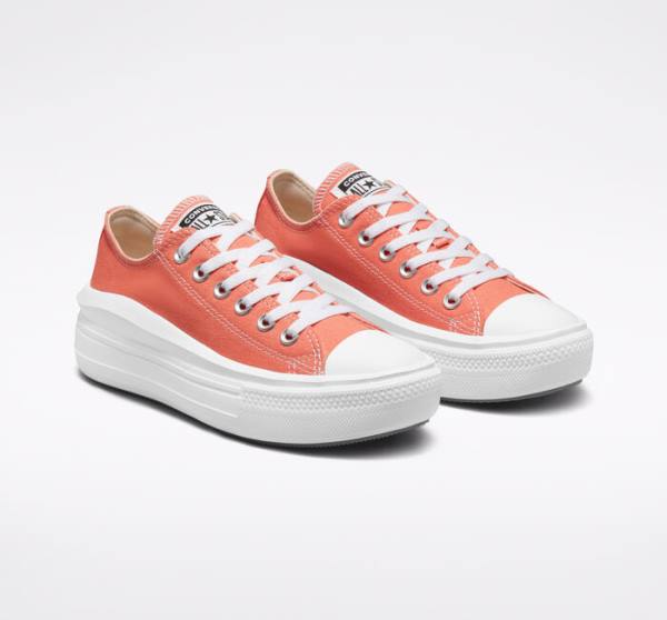 Boty Nízké Converse Chuck Taylor All Star Move Platformyě Seasonal Color Bílé Bílé | CV-795DQO
