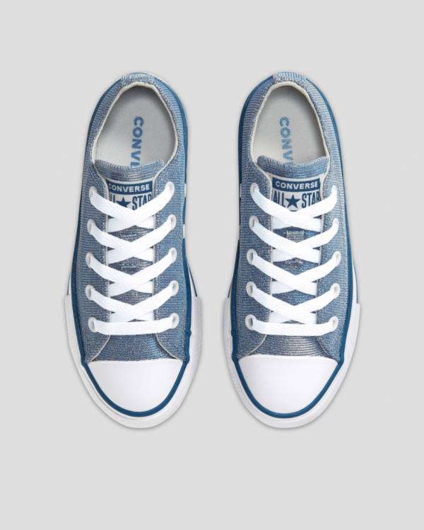 Boty Nízké Converse Chuck Taylor All Star Glitter Textilní Blankyt | CV-795VXM