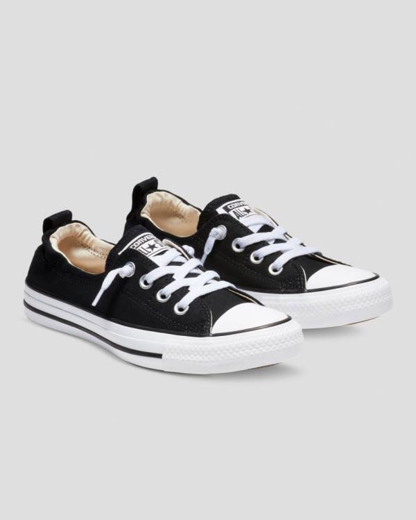 Boty Nízké Converse Chuck Taylor All Star Shoreline Slip Černé | CV-921AXW