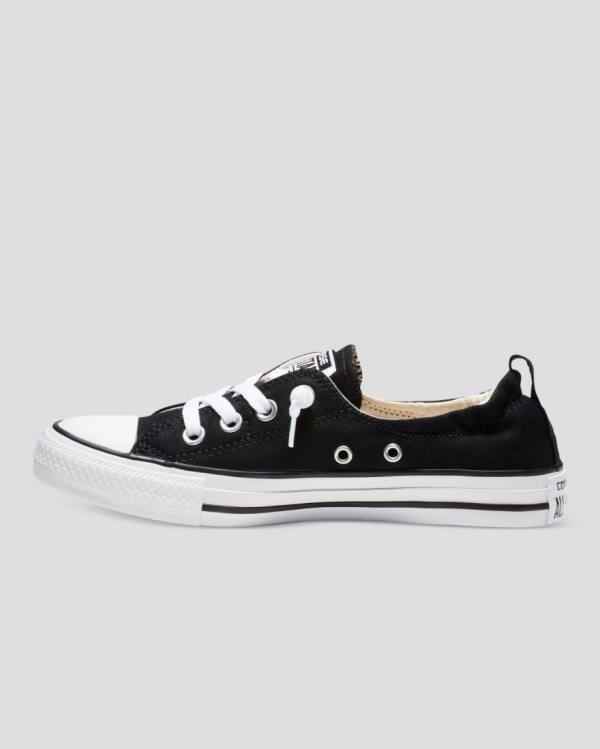 Boty Nízké Converse Chuck Taylor All Star Shoreline Slip Černé | CV-921AXW