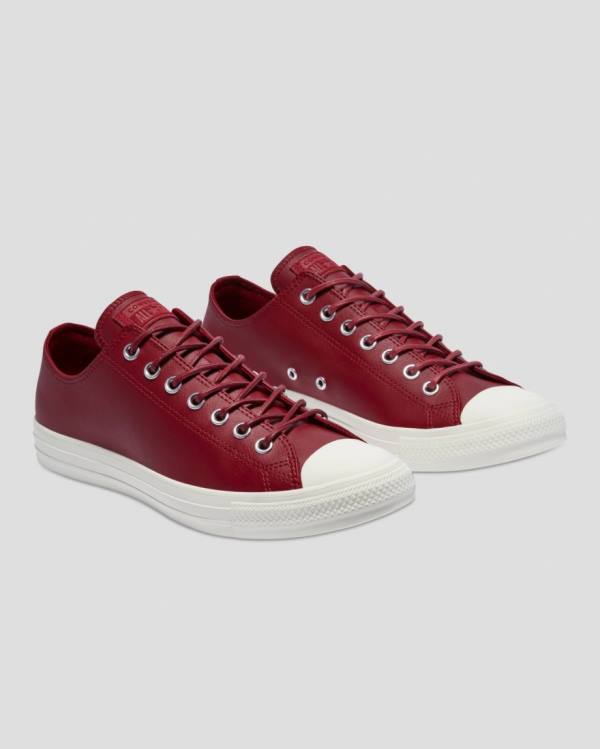 Boty Nízké Converse Chuck Taylor All Star Seasonal Læder Vínové | CV-987YXS