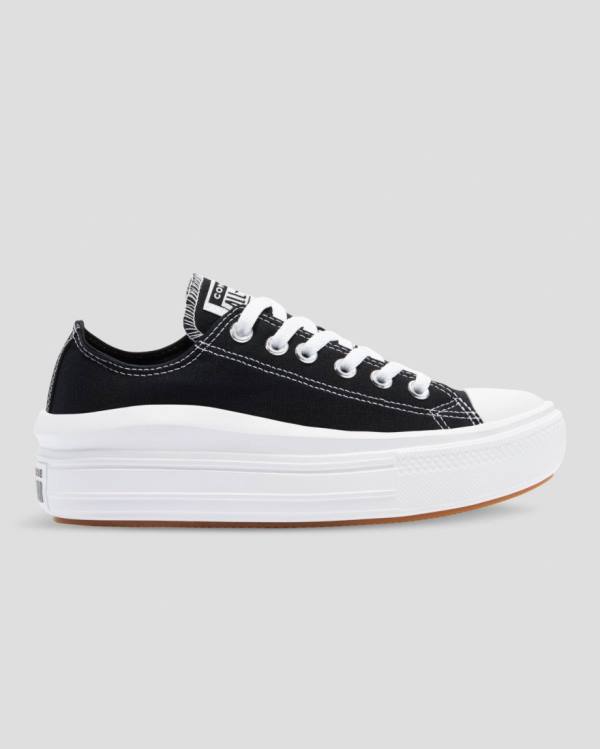 Boty Nízké Converse Chuck Taylor Move Platformyě Černé | CV-358WPV