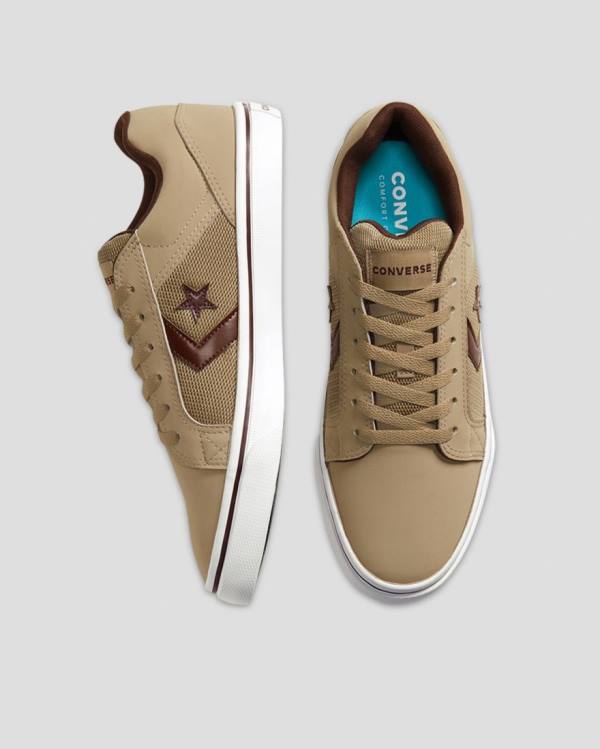 Boty Nízké Converse Distrito Hnědožlutý | CV-916BFE