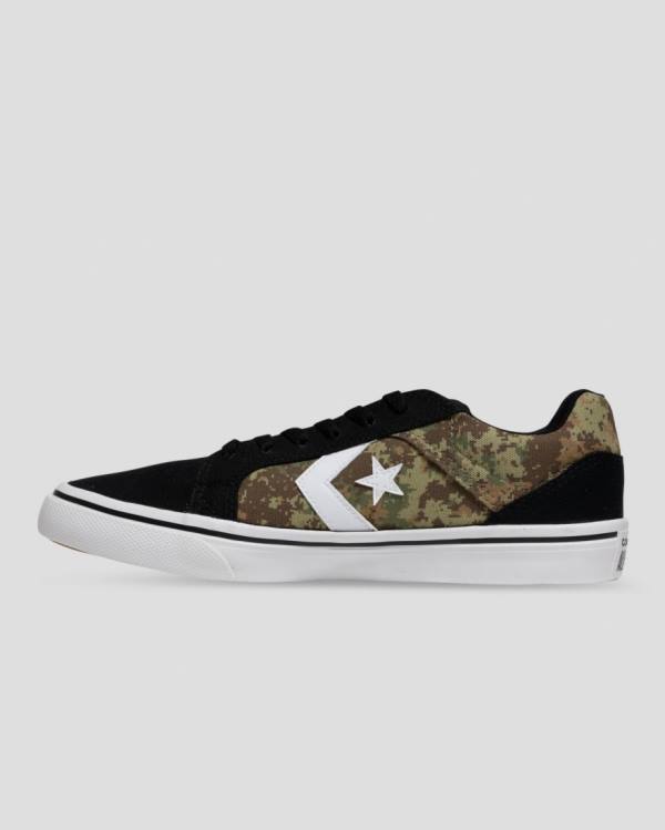 Boty Nízké Converse El Distrito Mix And Match Černé Maskáčové | CV-283DXR