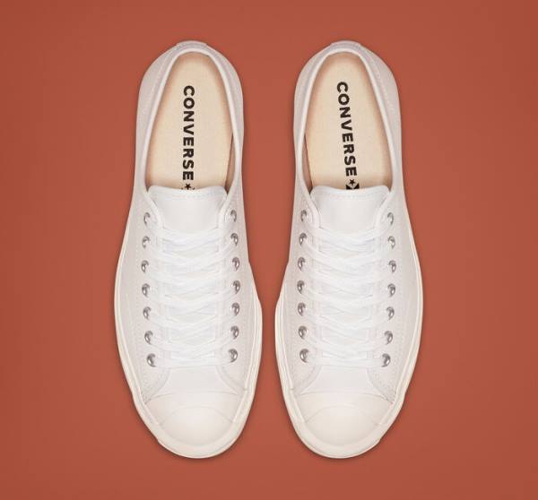 Boty Nízké Converse Jack Purcell Læder Bílé Bílé Bílé | CV-813NUD