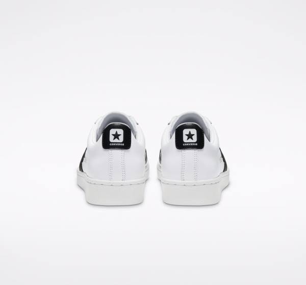 Boty Nízké Converse OG Pro Læder Bílé Černé Bílé | CV-518SVZ