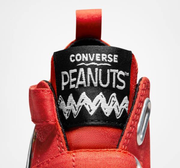 Boty Nízké Converse Peanuts Chuck Taylor All Star Easy-On Červené Černé Bílé | CV-082MRU