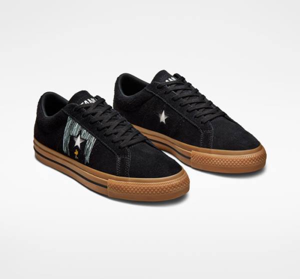 Boty Nízké Converse Peanuts One Star Černé Oranžové | CV-598QWO