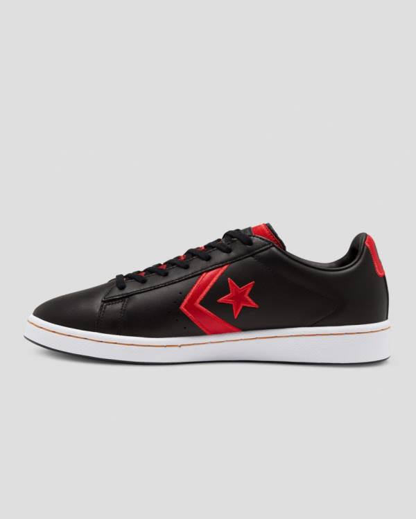 Boty Nízké Converse Pro Læder Bleeding Colours Černé | CV-346OAZ