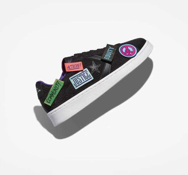 Boty Nízké Converse Pro Læder It's Possible Černé Bílé | CV-723GFH