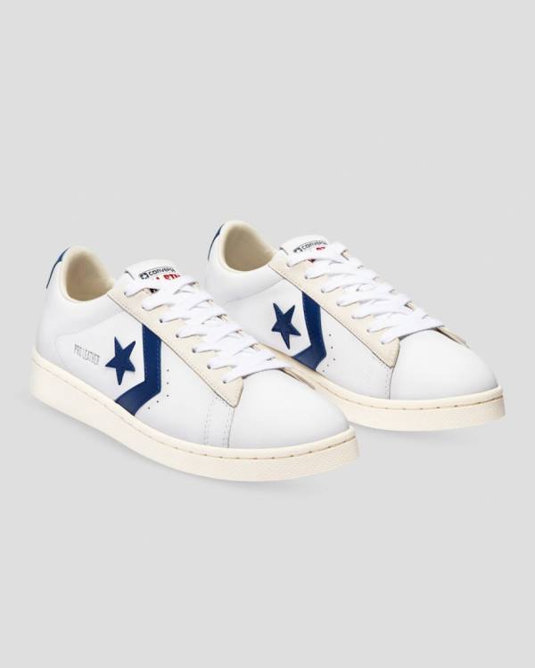 Boty Nízké Converse Pro Læder Italy Bílé Blankyt | CV-935ESX