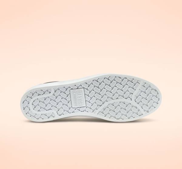 Boty Nízké Converse Pro Læder Černé Bílé | CV-486SER
