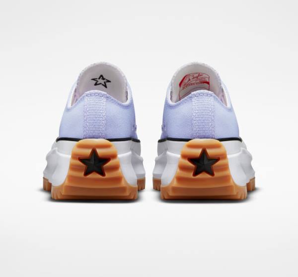 Boty Nízké Converse Run Star Hike Platformyě Seasonal Color Blankyt Bílé Černé | CV-419OAM