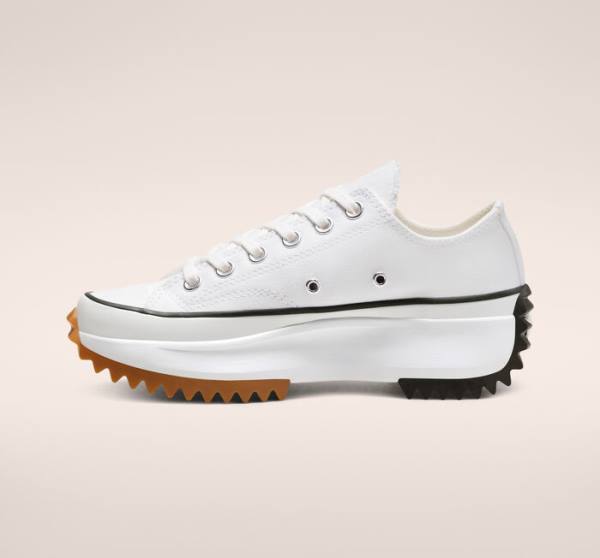 Boty Nízké Converse Run Star Hike Platformyě Bílé Černé | CV-682UCX