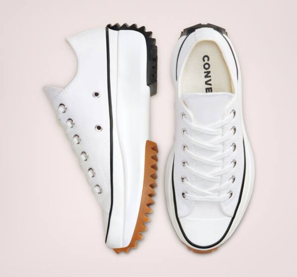 Boty Nízké Converse Run Star Hike Platformyě Bílé Černé | CV-682UCX