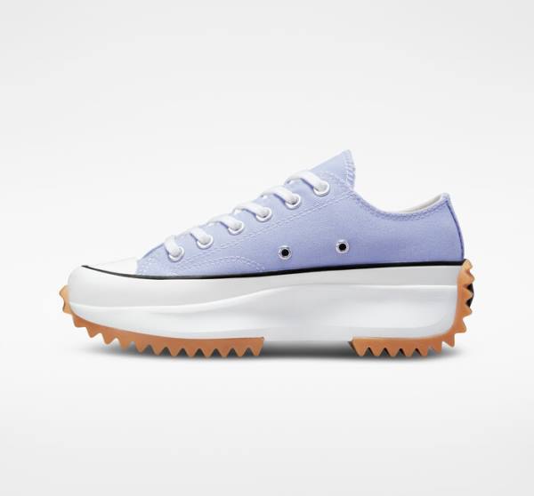 Boty Nízké Converse Run Star Hike Platformyě Seasonal Color Blankyt Bílé Černé | CV-706TPA