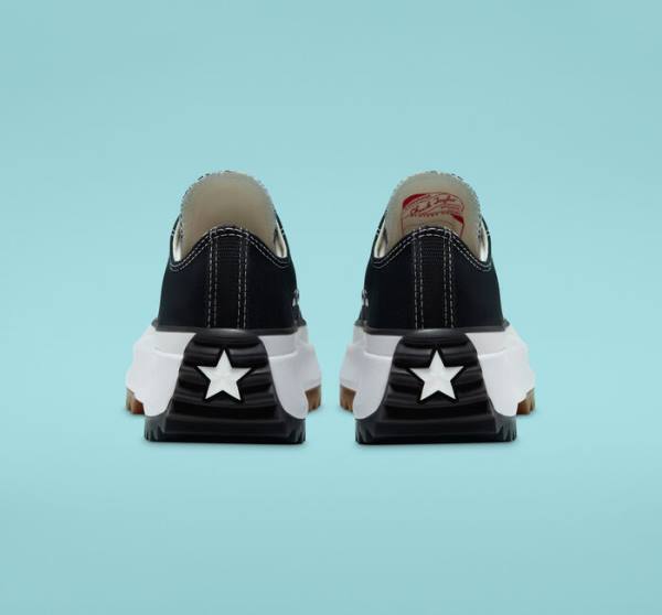 Boty Nízké Converse Run Star Hike Platformyě Černé Bílé | CV-931FKU