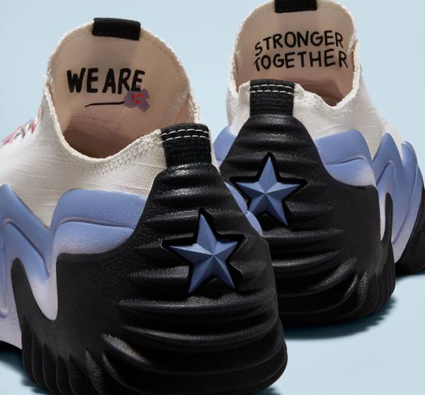 Boty Nízké Converse Run Star Motion Platformyě We Are Stronger Together Indigo Černé | CV-364PZQ