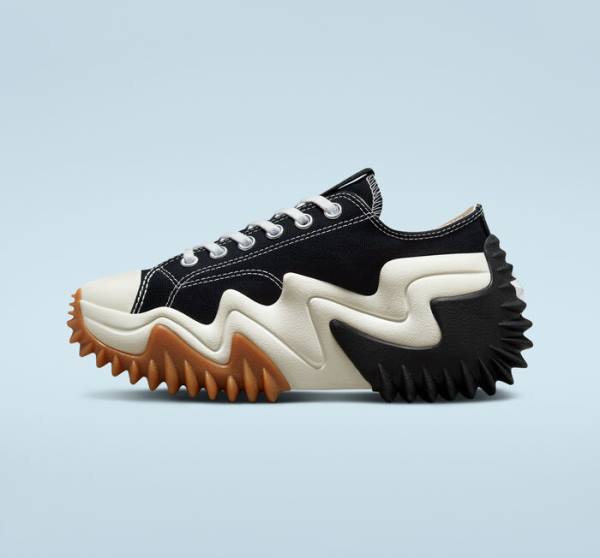 Boty Nízké Converse Run Star Motion Platformyě Černé Bílé | CV-890ODX