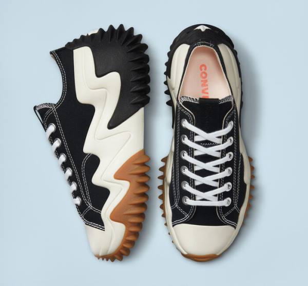 Boty Nízké Converse Run Star Motion Platformyě Černé Bílé | CV-890ODX