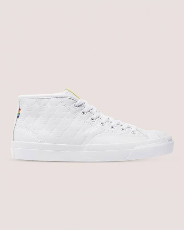 Boty Vysoké Converse Alexis Sablone Pride Jack Purcell Pro Bílé | CV-107ORS