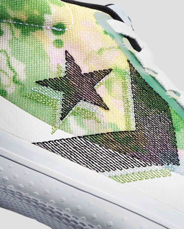 Boty Vysoké Converse All Star Pro BB Evo Petal To The Metal Bílé Růžové Zelene | CV-064SLQ