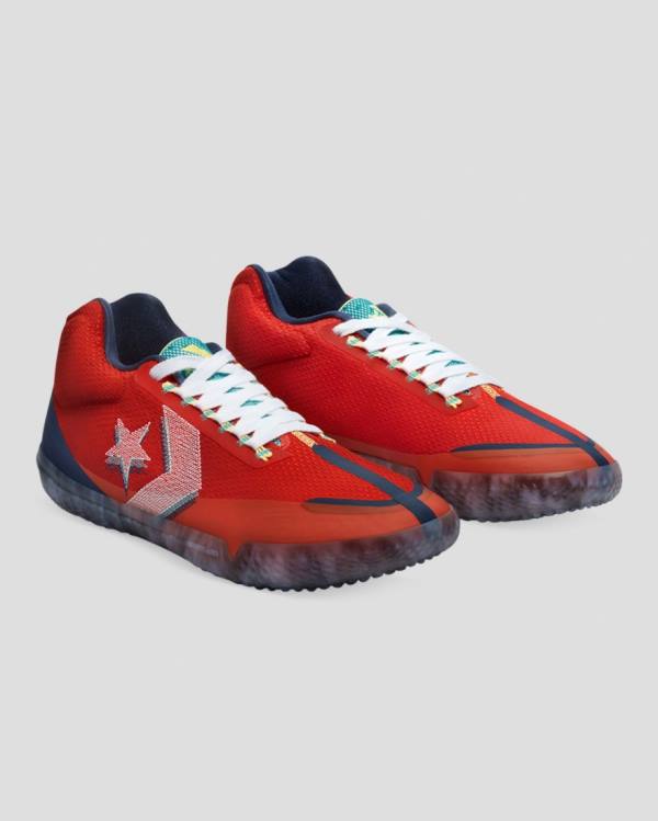 Boty Vysoké Converse All Star Pro BB Evo Court Daze Červené | CV-836HZC