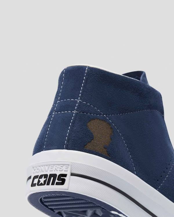 Boty Vysoké Converse CONS One Star Pro Ben Raemers Foundation Blankyt | CV-651HNQ