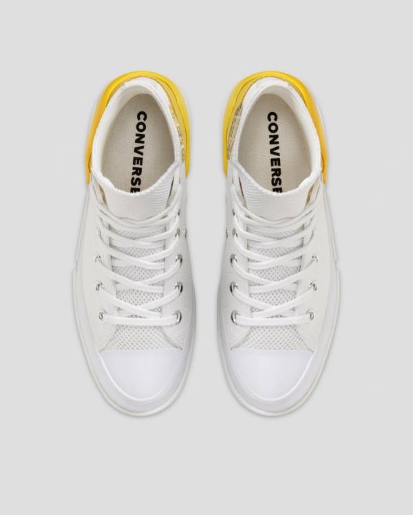 Boty Vysoké Converse CPX 70 Plaid Patch Bílé | CV-530EMO