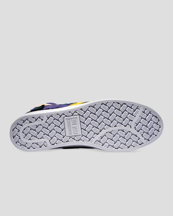 Boty Vysoké Converse Chinatown Market Pro Læder Blankyt Fialové | CV-568WVJ