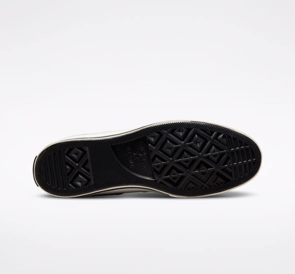 Boty Vysoké Converse Chuck 70 Crafted Platene Bílé Černé | CV-548XJM