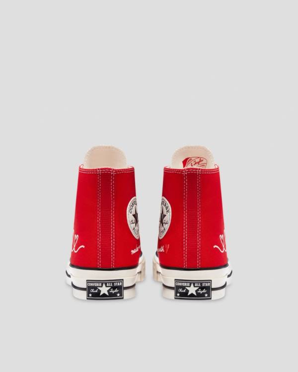Boty Vysoké Converse Chuck 70 Love Thread Červené | CV-934NOJ