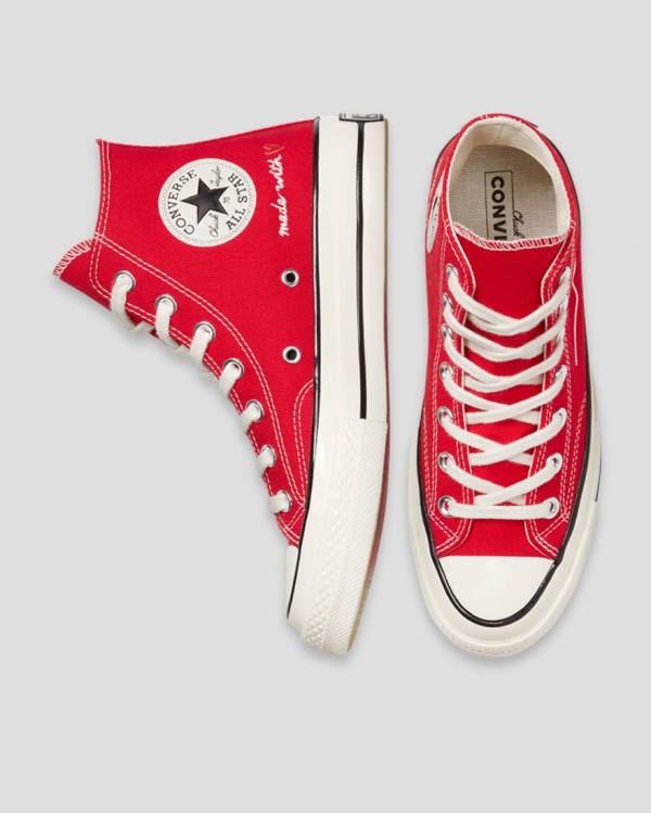 Boty Vysoké Converse Chuck 70 Love Thread Červené | CV-934NOJ