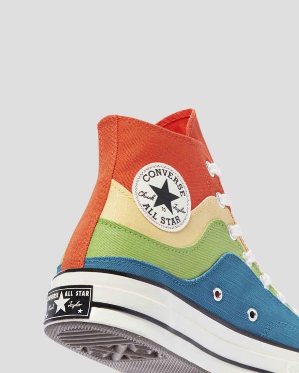 Boty Vysoké Converse Chuck 70 National Parks Blankyt Zelene Oranžové | CV-415FXW