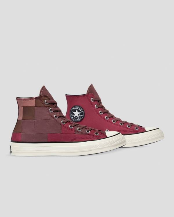 Boty Vysoké Converse Chuck 70 Natural Dye Vínové | CV-654JQO