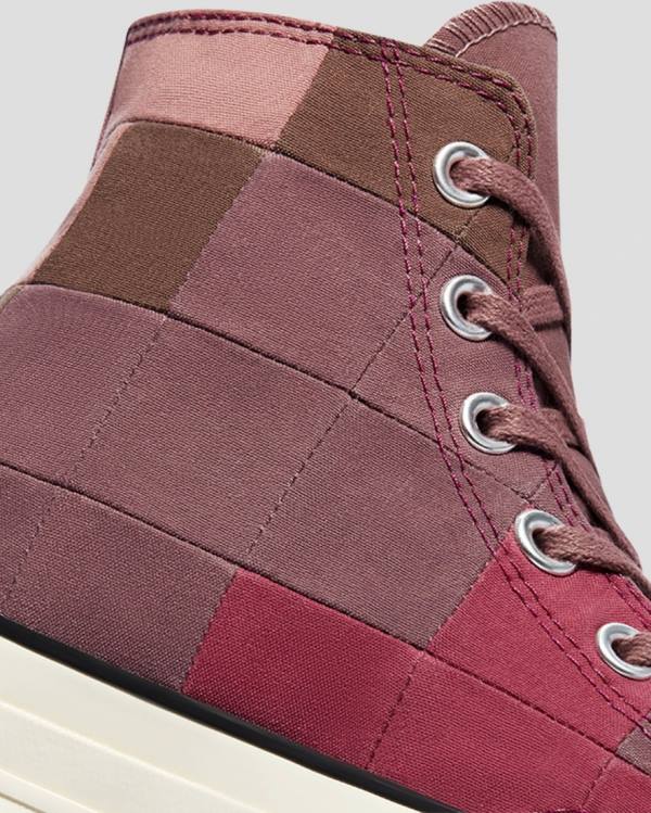 Boty Vysoké Converse Chuck 70 Natural Dye Vínové | CV-654JQO