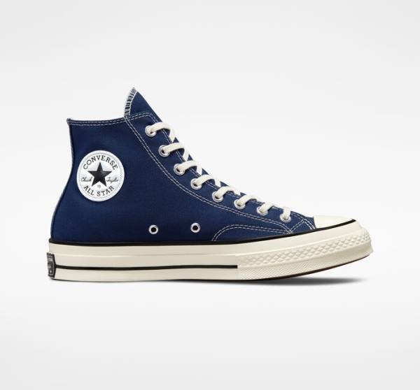 Boty Vysoké Converse Chuck 70 Pastel Polyester Tmavě Blankyt Černé | CV-165VBX
