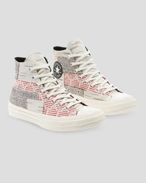 Boty Vysoké Converse Chuck 70 Patchwork Růžové Šedé | CV-974XIG