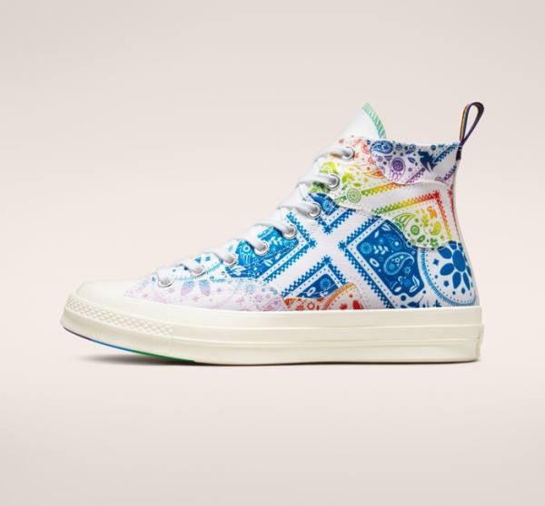Boty Vysoké Converse Chuck 70 Pride Bílé Červené | CV-619KSA
