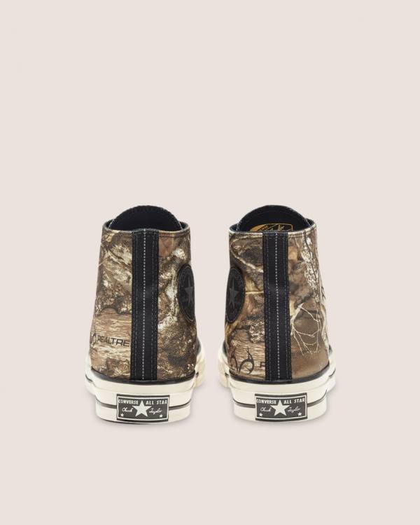 Boty Vysoké Converse Chuck 70 Realtree Edge Camo Print Utility Hnědé | CV-401JYX