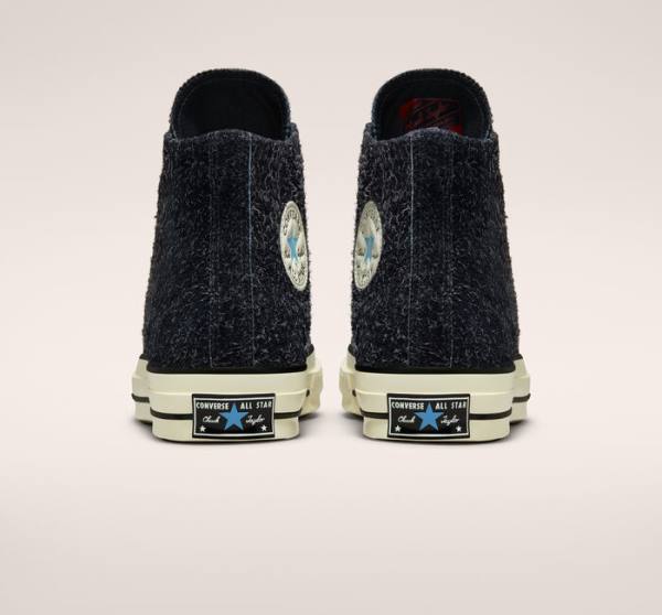 Boty Vysoké Converse Chuck 70 Semišové Seasonal Color Černé | CV-541IVB