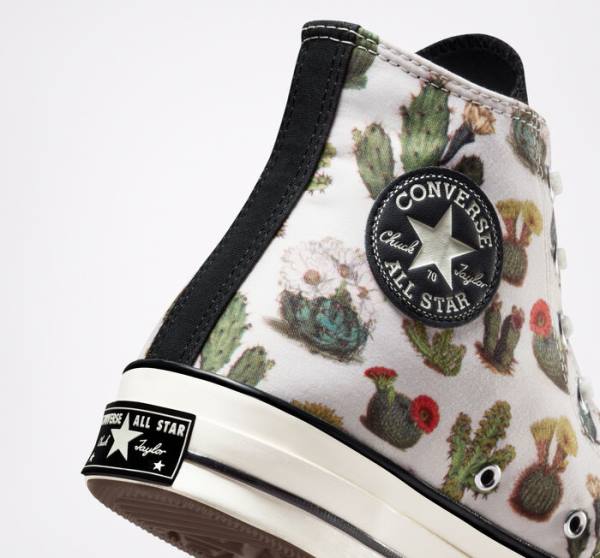 Boty Vysoké Converse Chuck 70 Succulents Černé | CV-491KHT