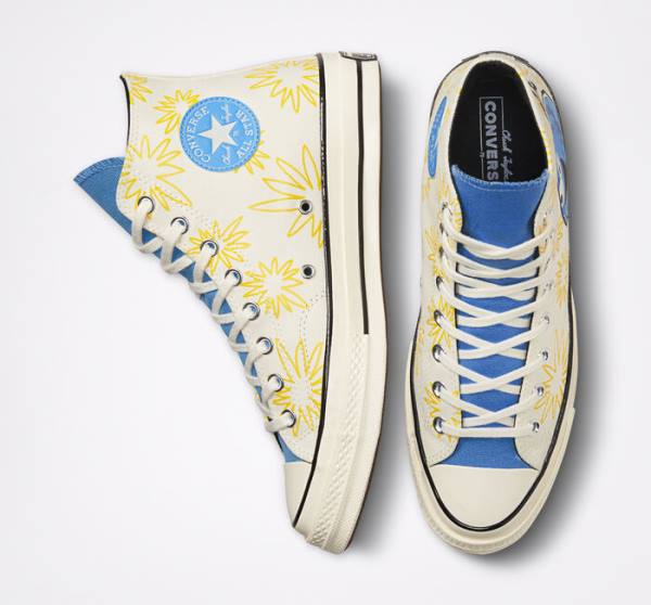 Boty Vysoké Converse Chuck 70 Sunny Floral Blankyt | CV-026RJH