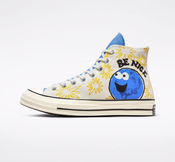 Boty Vysoké Converse Chuck 70 Sunny Floral Blankyt | CV-591RKZ