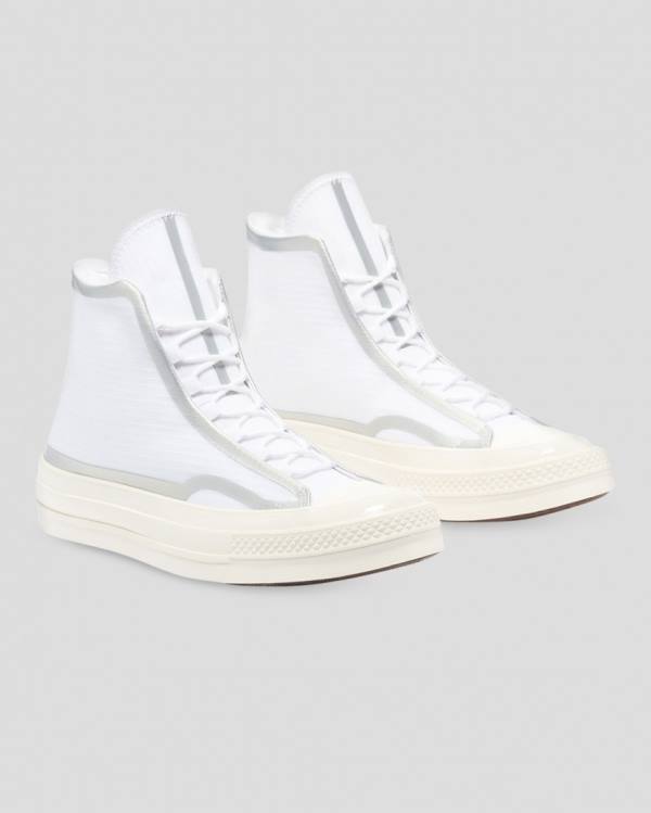 Boty Vysoké Converse Chuck 70 Tape Seam Bílé | CV-597GQL
