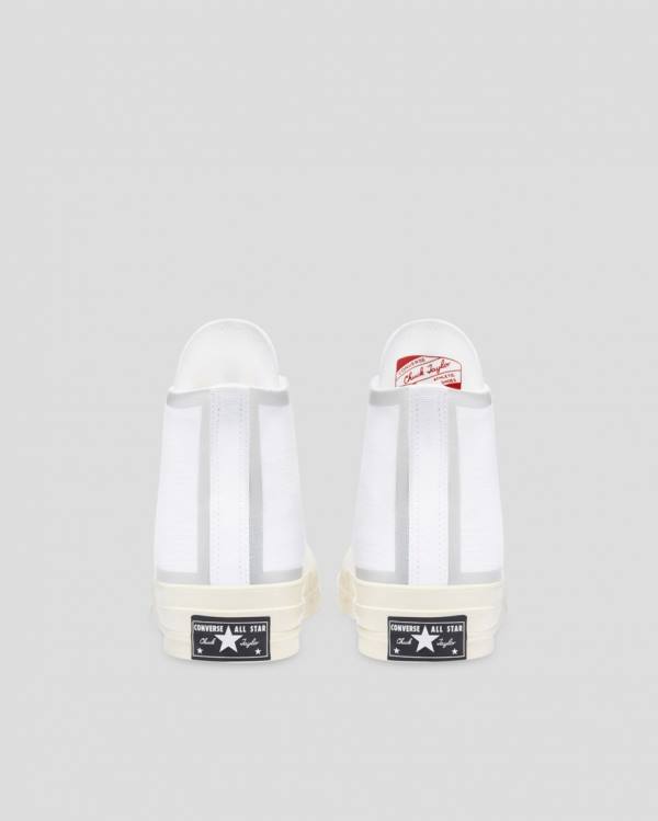 Boty Vysoké Converse Chuck 70 Tape Seam Bílé | CV-597GQL